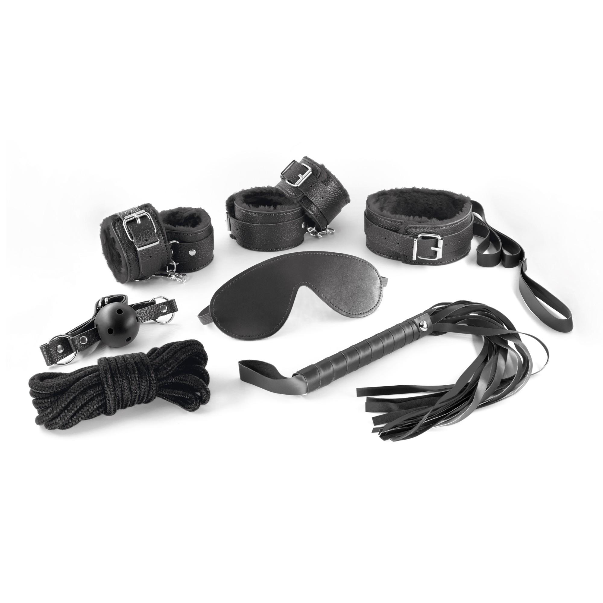 Crushious  Dungeons & Maidens Bdsm Kit Black