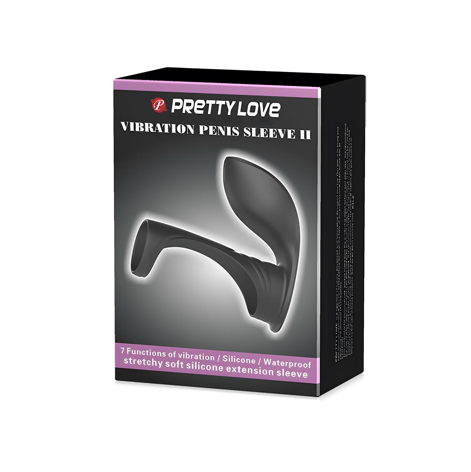 PRETTY LOVE - Vibration Penis Sleeve Ii, 7 functions of vibrationwaterproof, memoryUSB rechargeablesilicone L:90mm W:43mm H:84mm PRETTY LOVE - Vibration Penis Sleeve Ii, 7 functions of vibrationwaterproof, memoryUSB rechargeablesilicone L:90mm W:43mm H:84mm