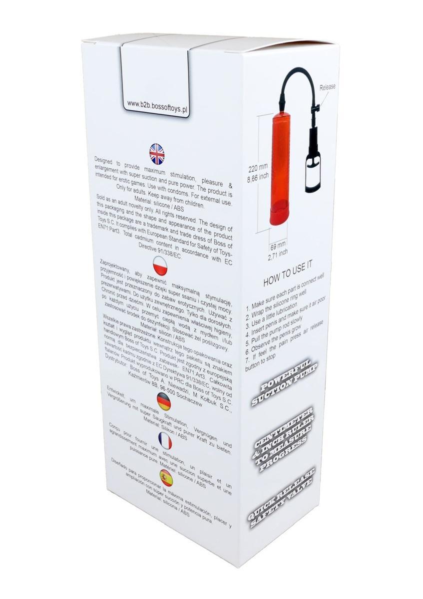 Powerpump Penis Pump MAX, Red