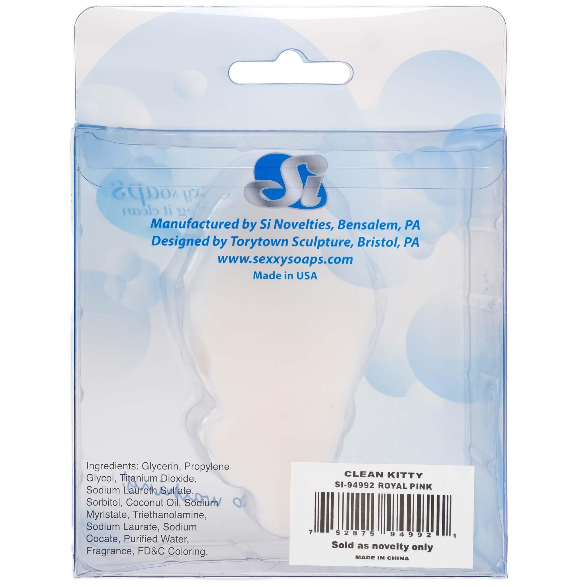 SI Sexxy Soaps Clean Kitty, Cool Water Scent, White