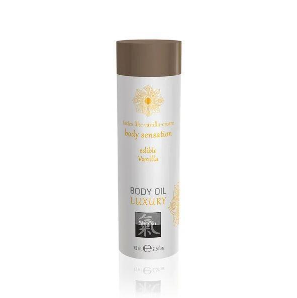 SHIATSU, BODY OIL LUXURY edible Vanilla, 75ml/2.5fl.oz