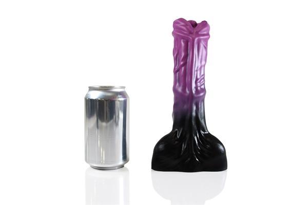 HellHound Trojan Dildo Small, 22 cm, Black & Purple