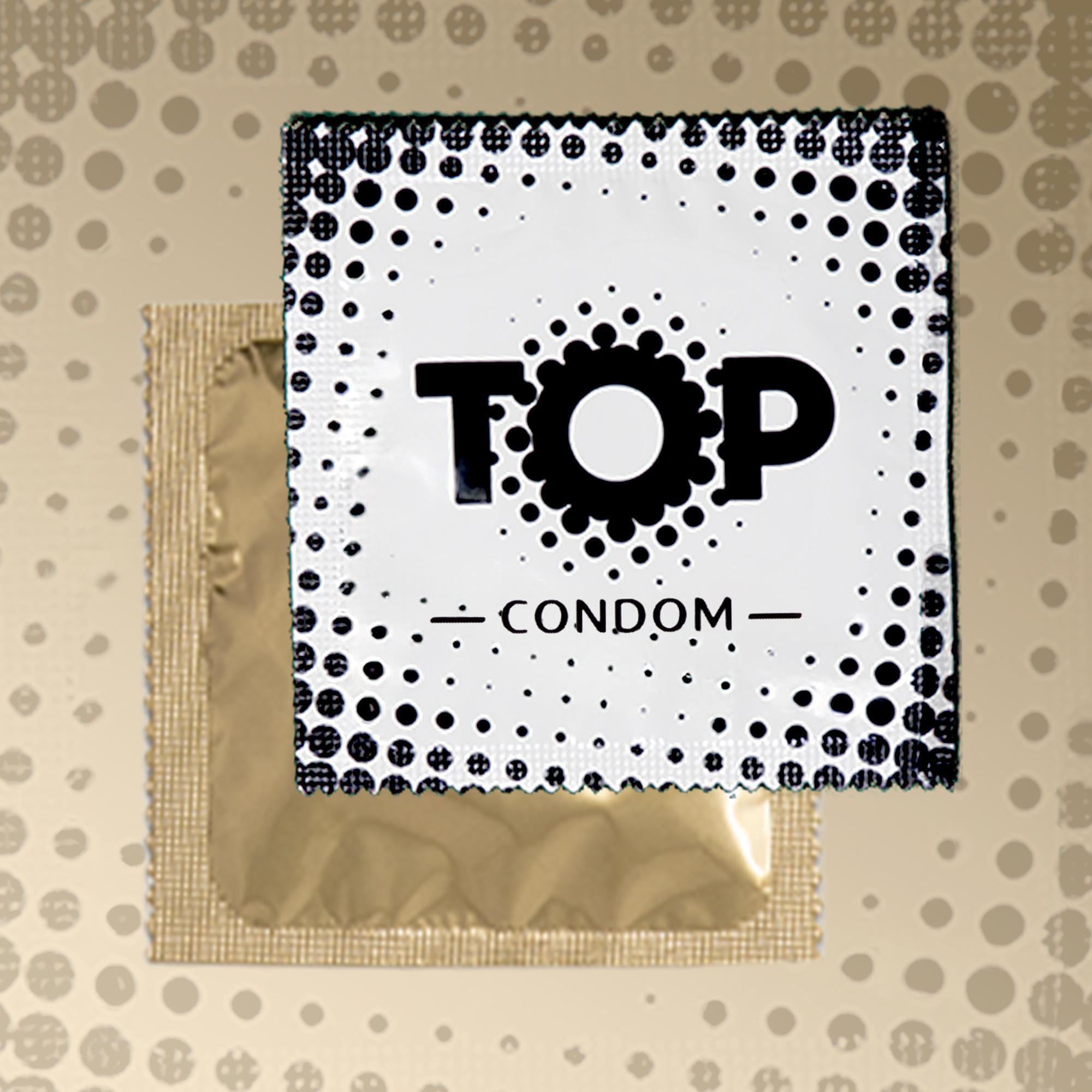 TOP Condoms Super Dot: DotCom - Where pleasure connects, Packs of 12