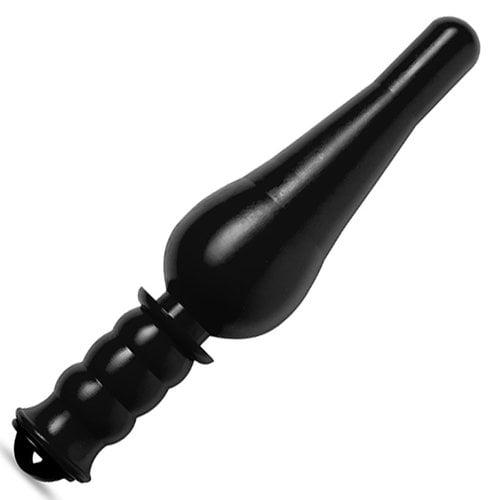Bulls Eye Anal Dildo Night Stick - Wide Investigation, 37 cm, Black