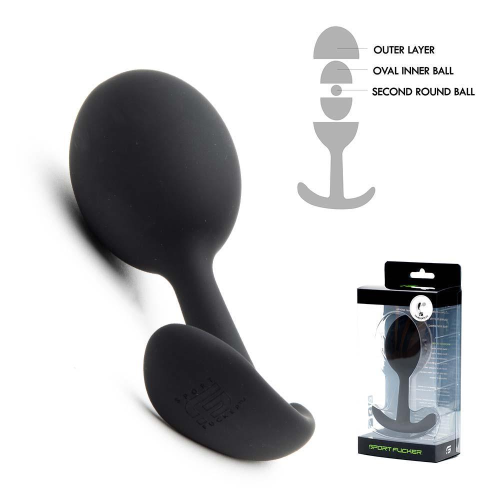 Sport Fucker Thunder Plug Large, 12,7 cm,  Black