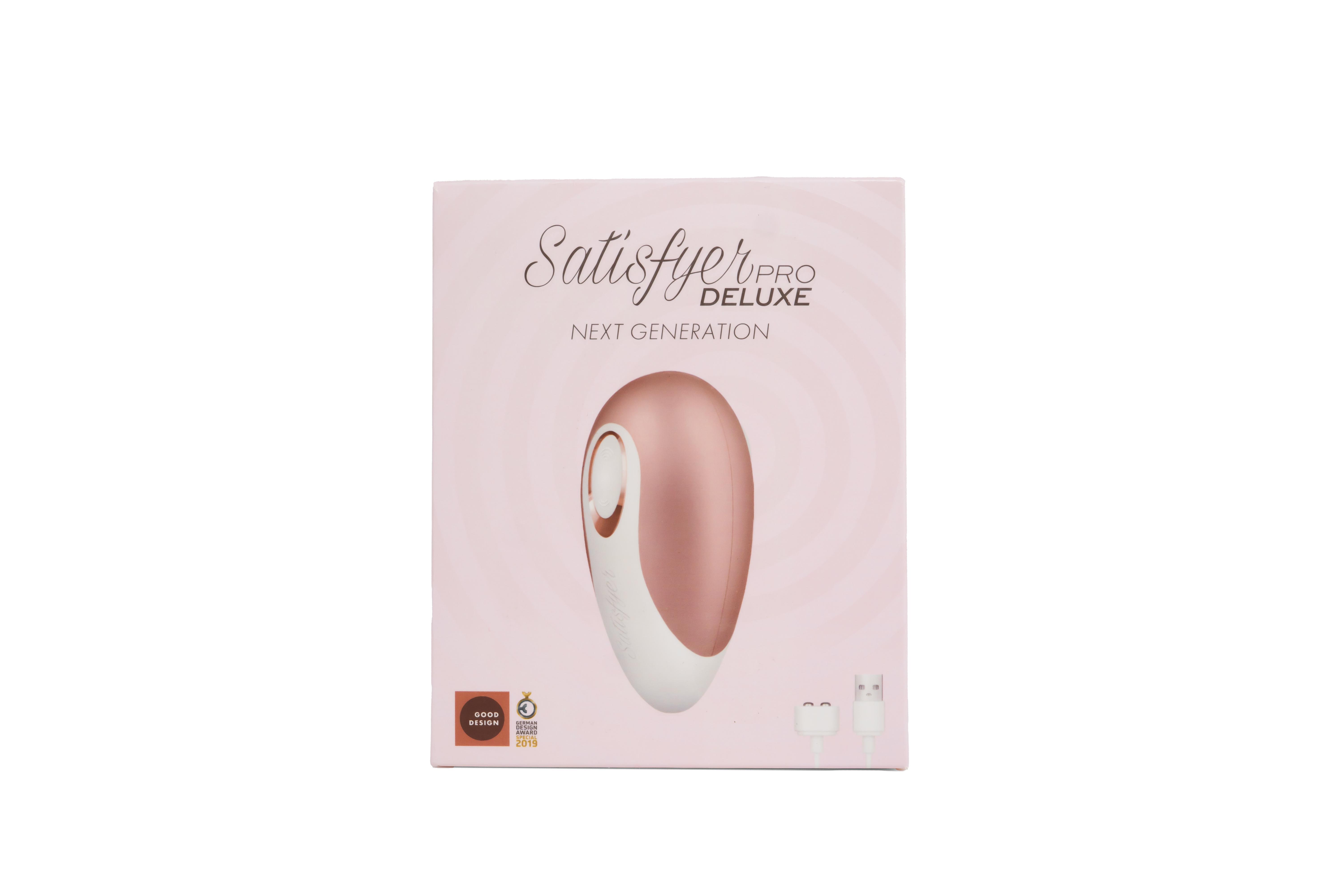 Satisfyer - Pro Deluxe Vibrator, Pink/White