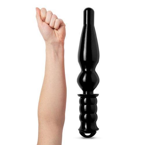 Bulls Eye Anal Dildo Night Stick - Police Brutality, 37,5 cm, Black
