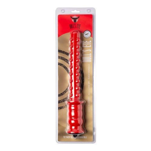 Bulls Eye Anal Dildo Night Stick - Stop Police, 37,5 cm, Red