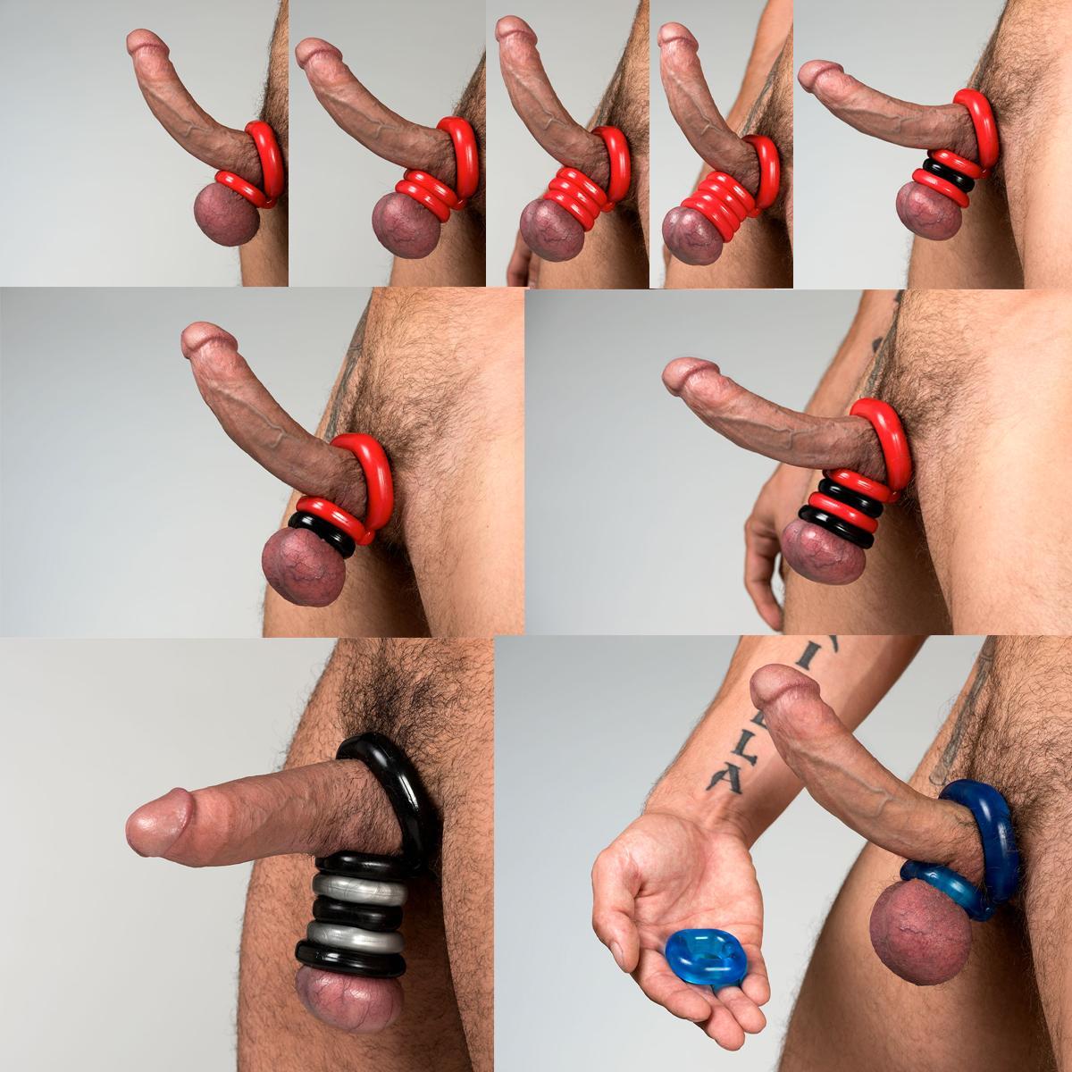 Sport Fucker Boner Expansion 2-Pack Cockring, Black