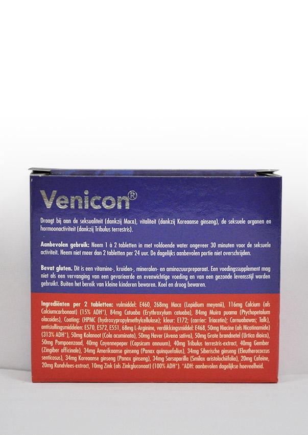 Cobeco Venicon for Men, Sexual Health Supplement, 4 Tabs