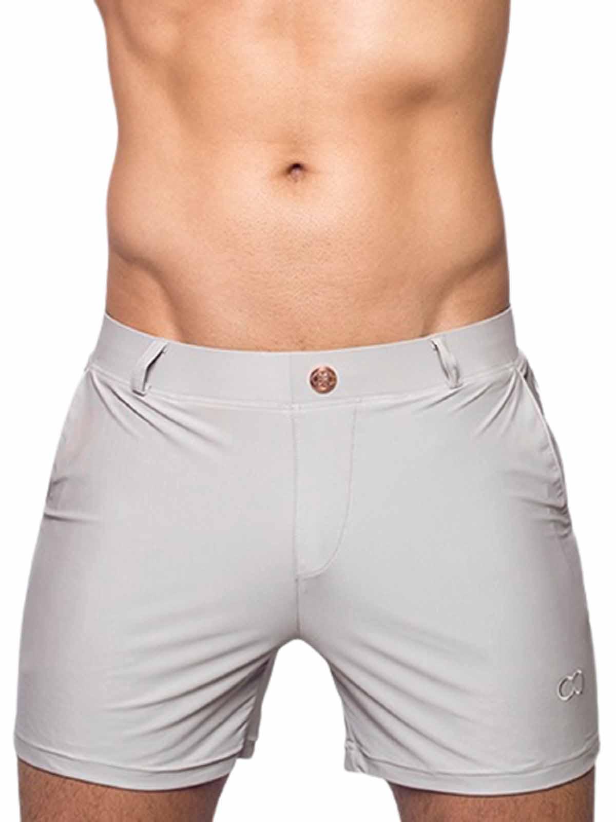 2Eros Bondi Bar Beach Swim Shorts S60 String Brown (Series 3) - Size: L