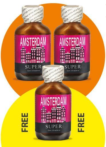 AMSTERDAM Super 2 + 1 FREE Pack.