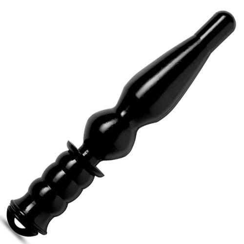 Bulls Eye Anal Dildo Night Stick - Police Brutality, 37,5 cm, Black