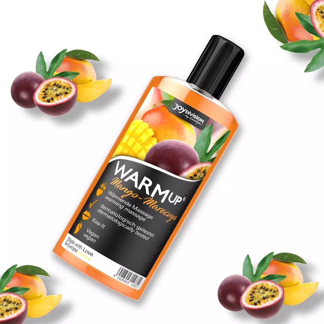 JoyDivision WARMup Warming Massage Liquid, Mango & Maracuya, 150 ml