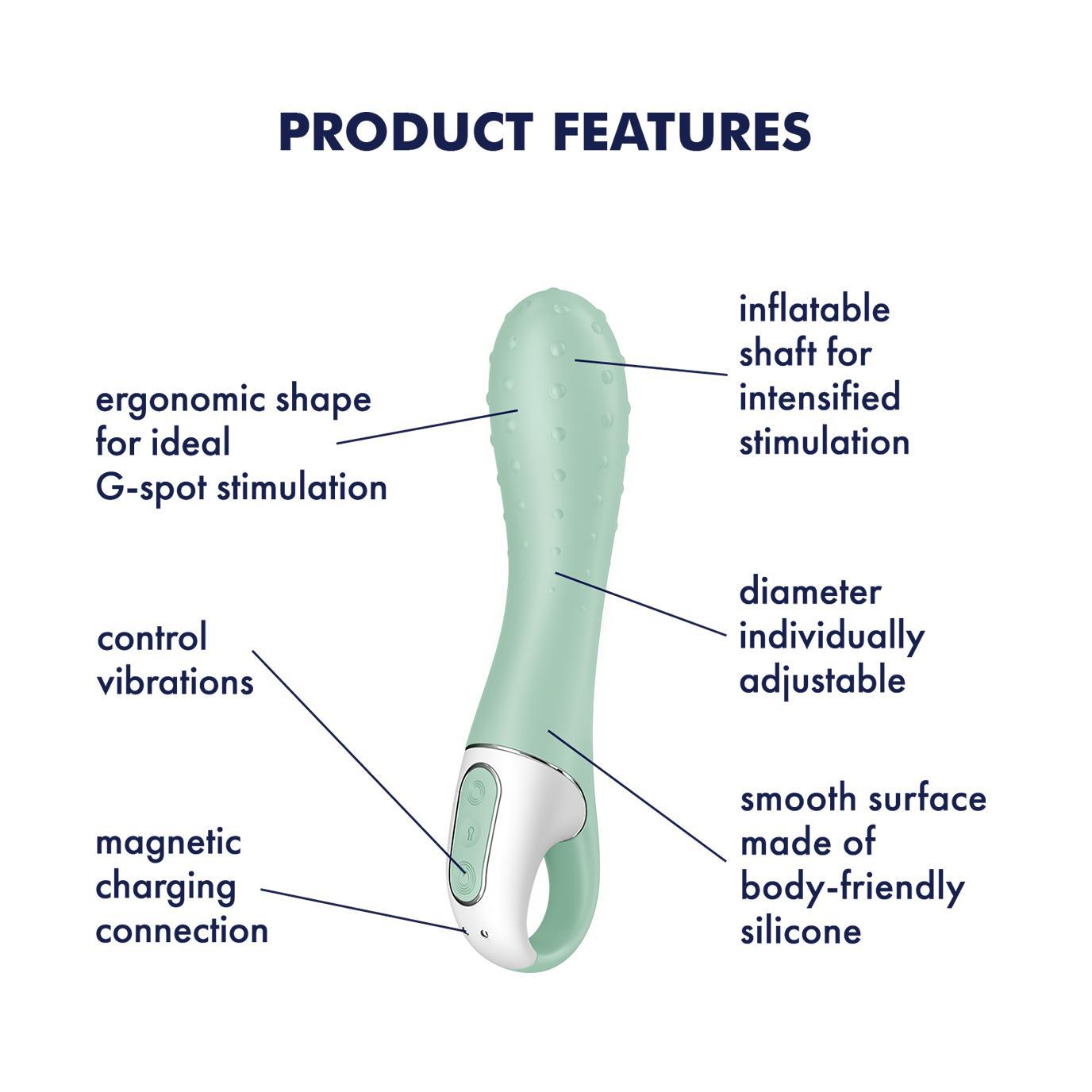 Satisfyer Air Pump Vibrator 3, Mint