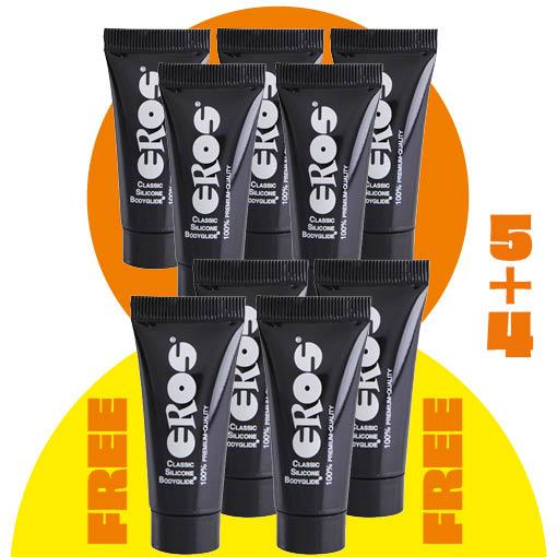 Eros Classic Silicone Bodyglide 10ml Value Pack (Pay 5, Get 9)