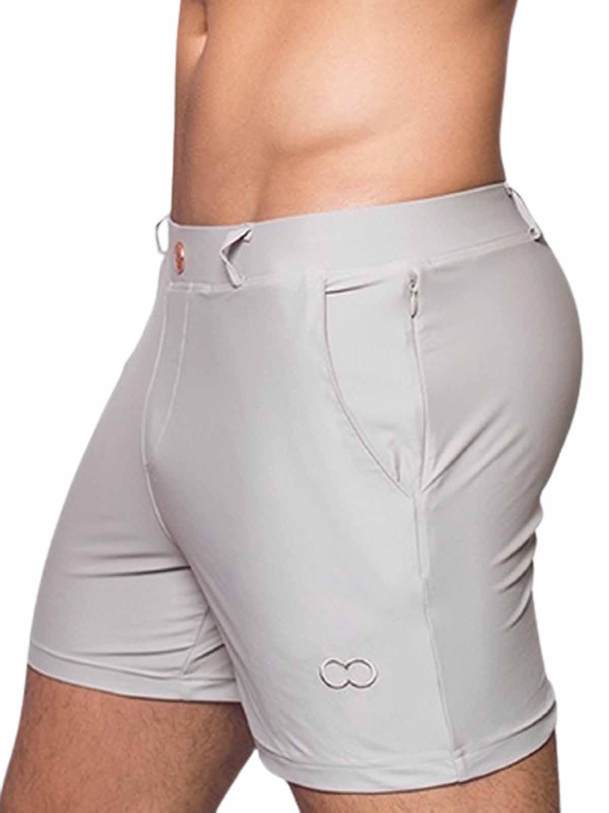 2Eros Bondi Bar Beach Swim Shorts S60 String Brown (Series 3) - Size: L