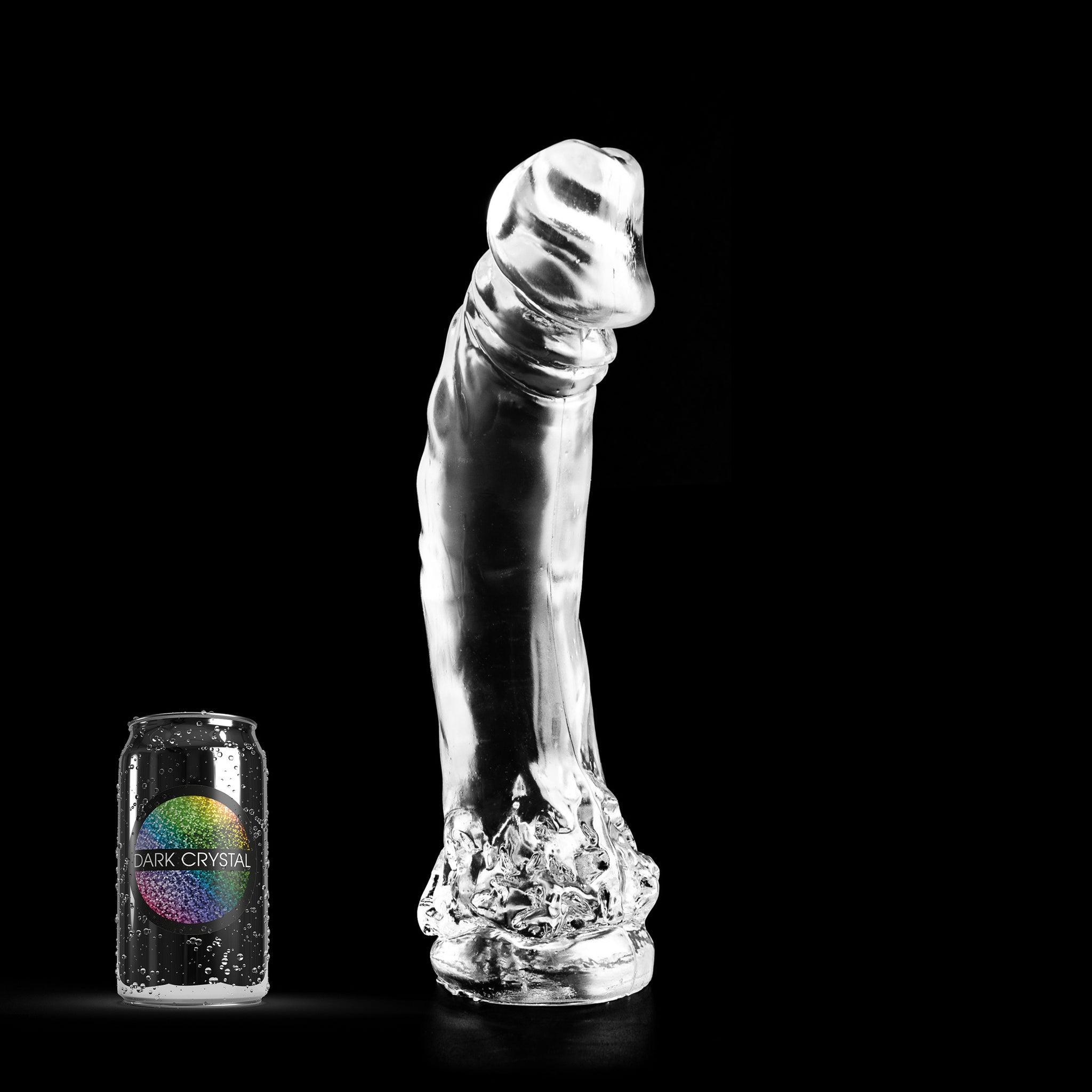 Dark Crystal Andres Dildo, 37 cm, Clear