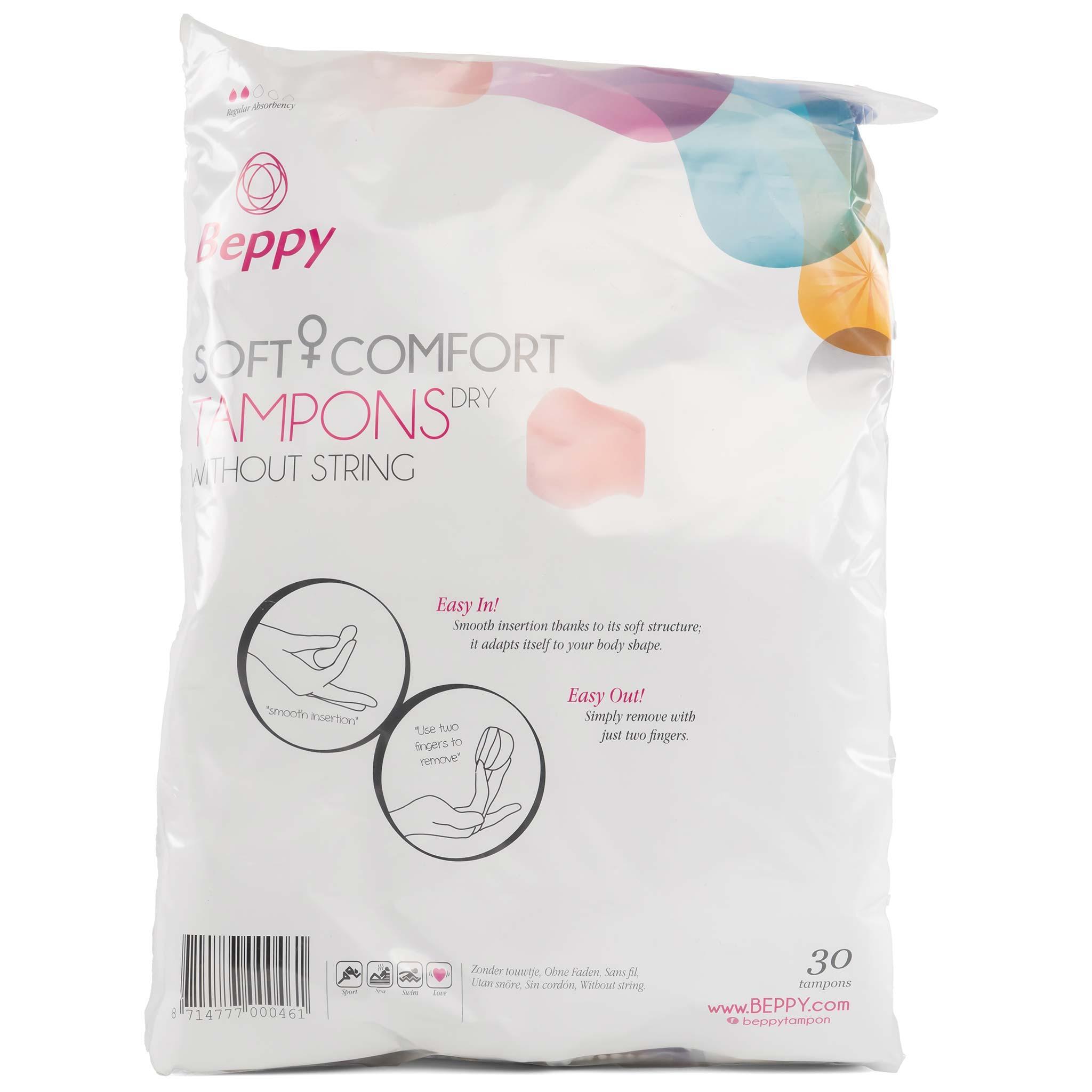 Beppy Soft &amp| Comfort Tampons DRY, Stringless, 30 pcs