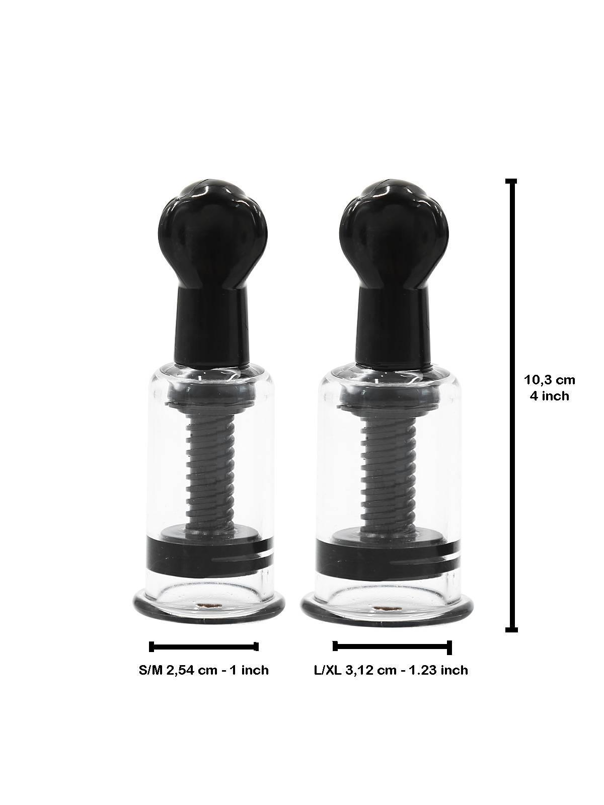 Rude Rider Nipple Sucker 2er Set Black S