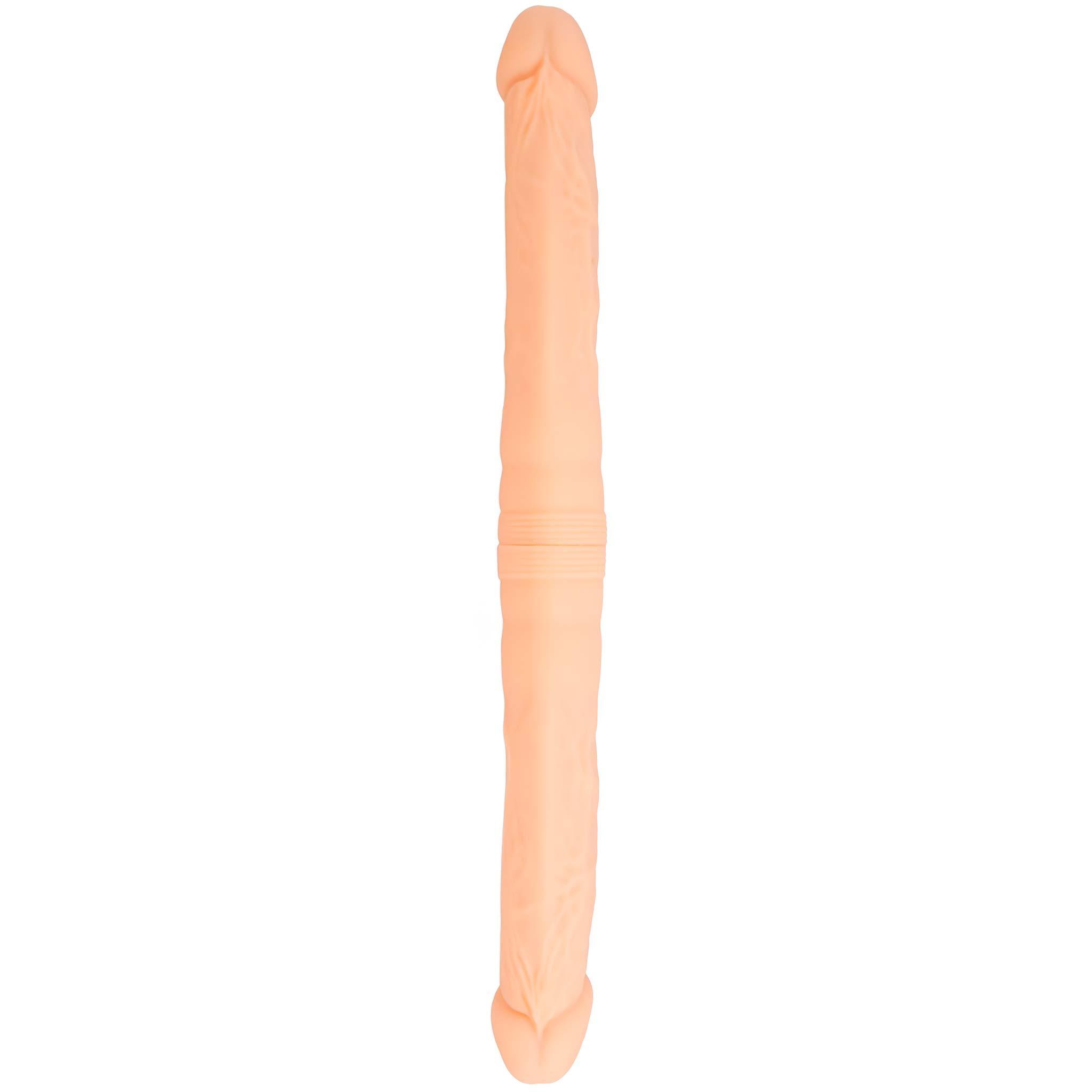 SILEXD Premium Silicone Model 1 Double Dong M, 42 cm, Flesh