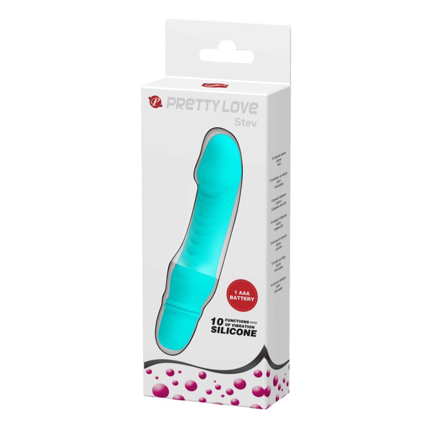 PRETTY LOVE - Stev Vibrator, Turquoise