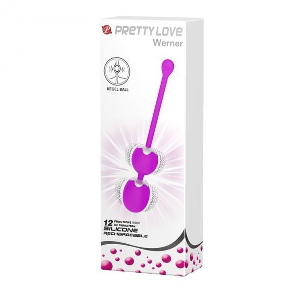 Pretty Love Werner Kegel Love Balls, Vibrator, Purple, 20,5 cm Pretty Love Werner Kegel Love Balls, Vibrator, Purple, 20,5 cm