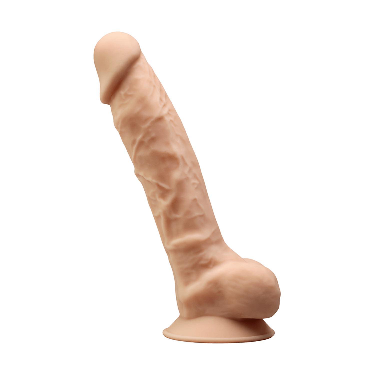 SILEXD Premium Silicone Dildo Model 1, 23 cm, Flesh