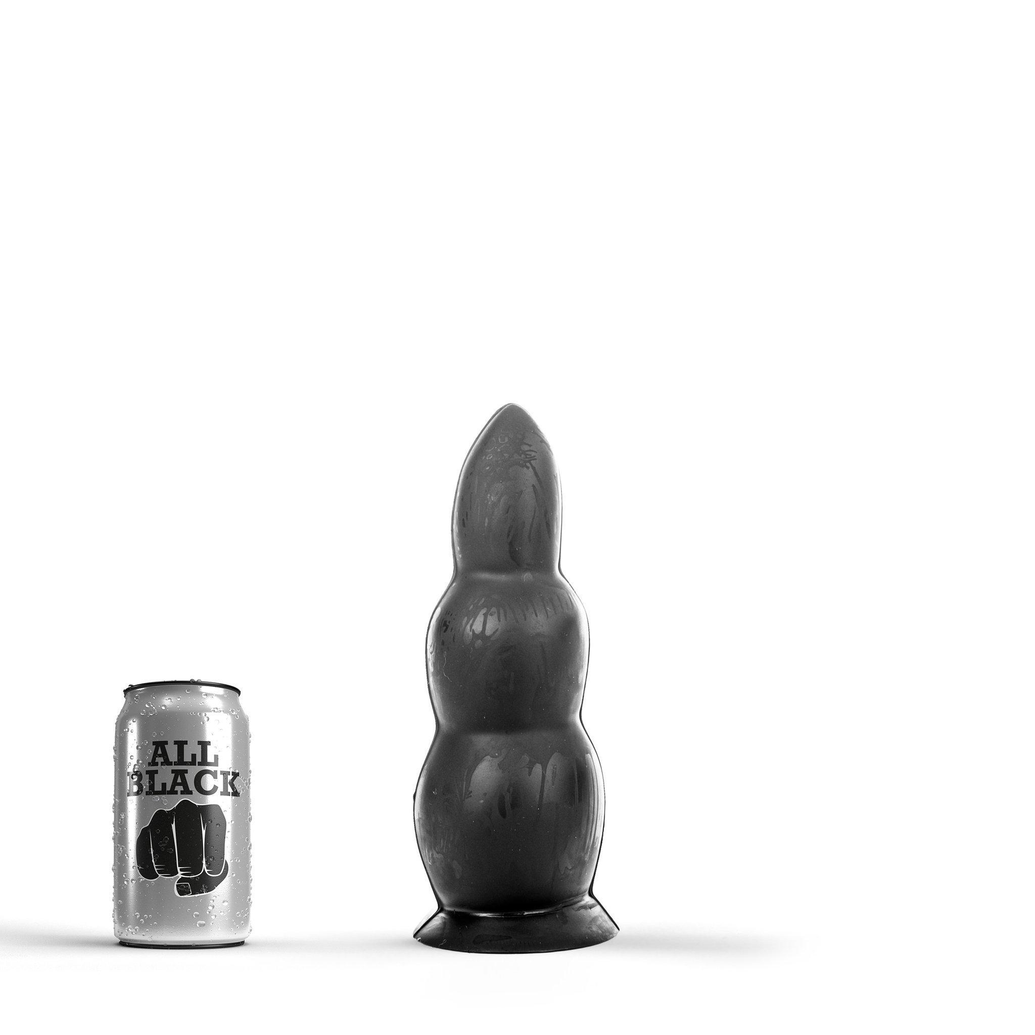 All Black Butt Plug Mamba, 23 cm