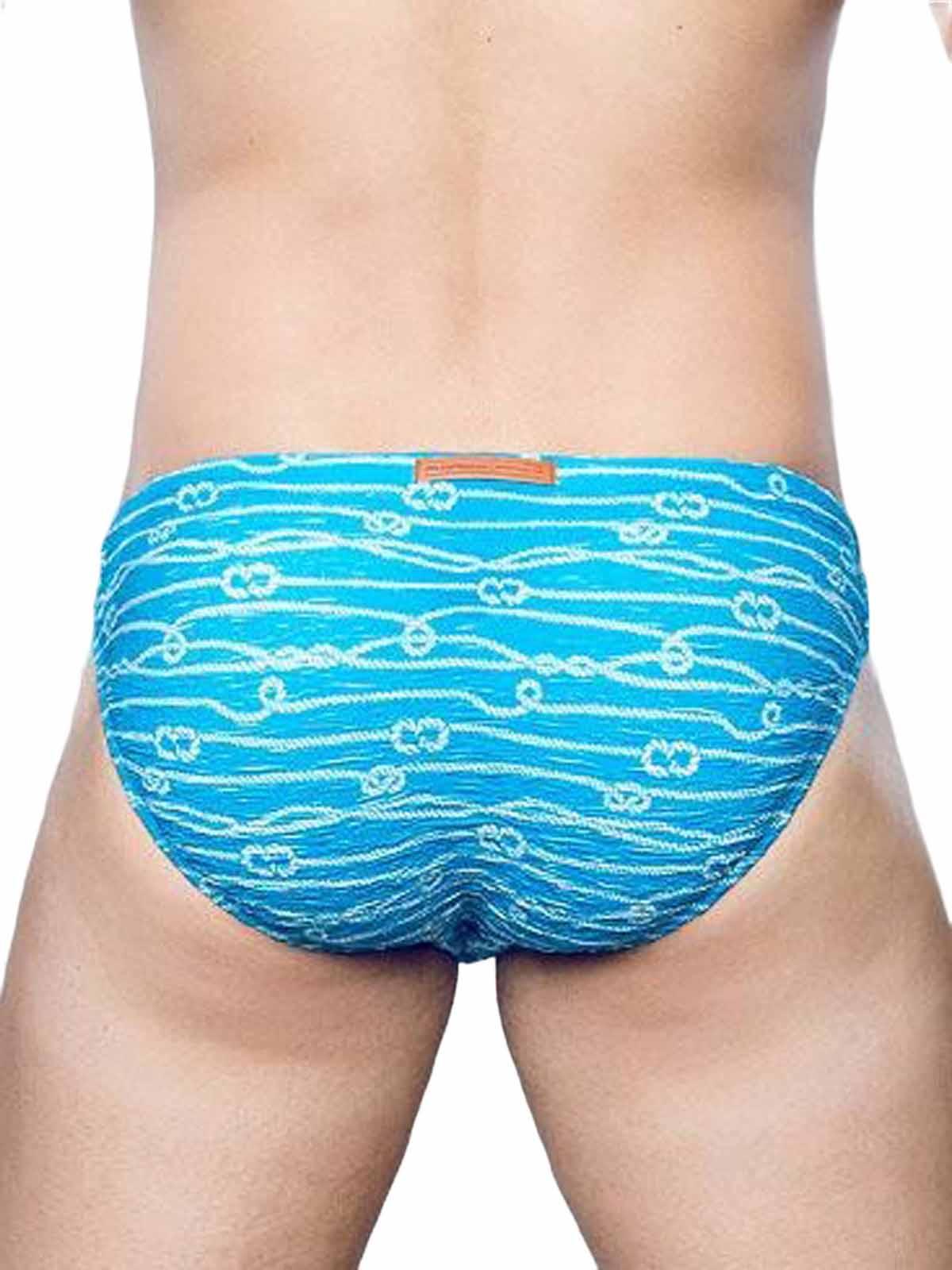 2Eros V20 Print Swim Brief Swimwear Manrope Blue