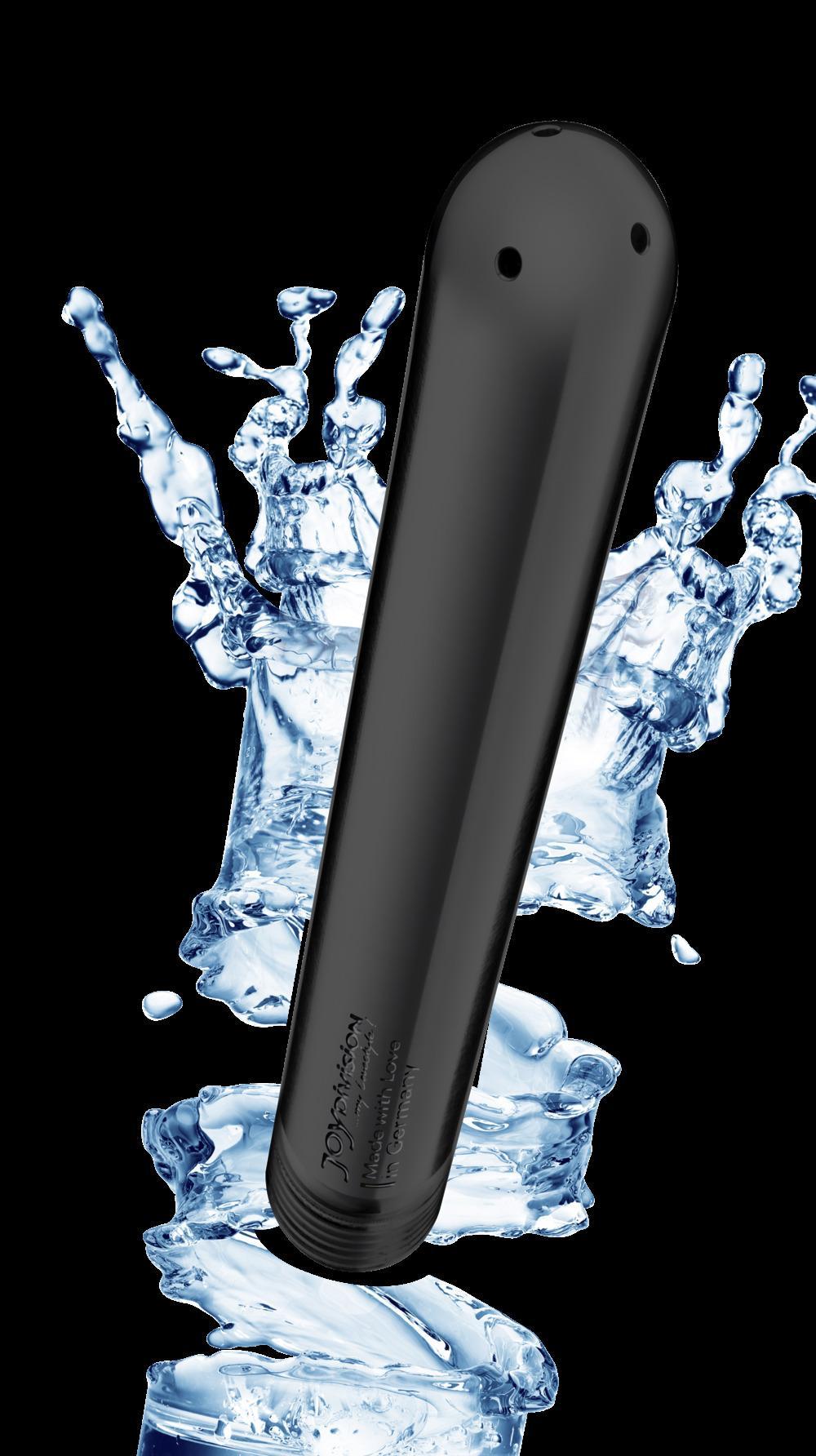 AQUAstick Intimate Douche Attachment with 3 Nozzles, Black, 15 cm
