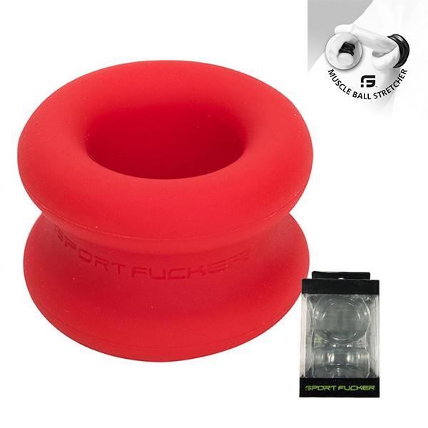Sport Fucker Muscle Ball Stretcher, Red, ¯ 56 mm