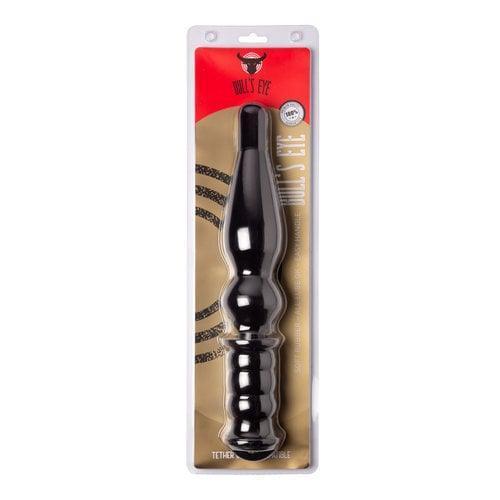 Bulls Eye Anal Dildo Night Stick - Police Brutality, 37,5 cm, Black