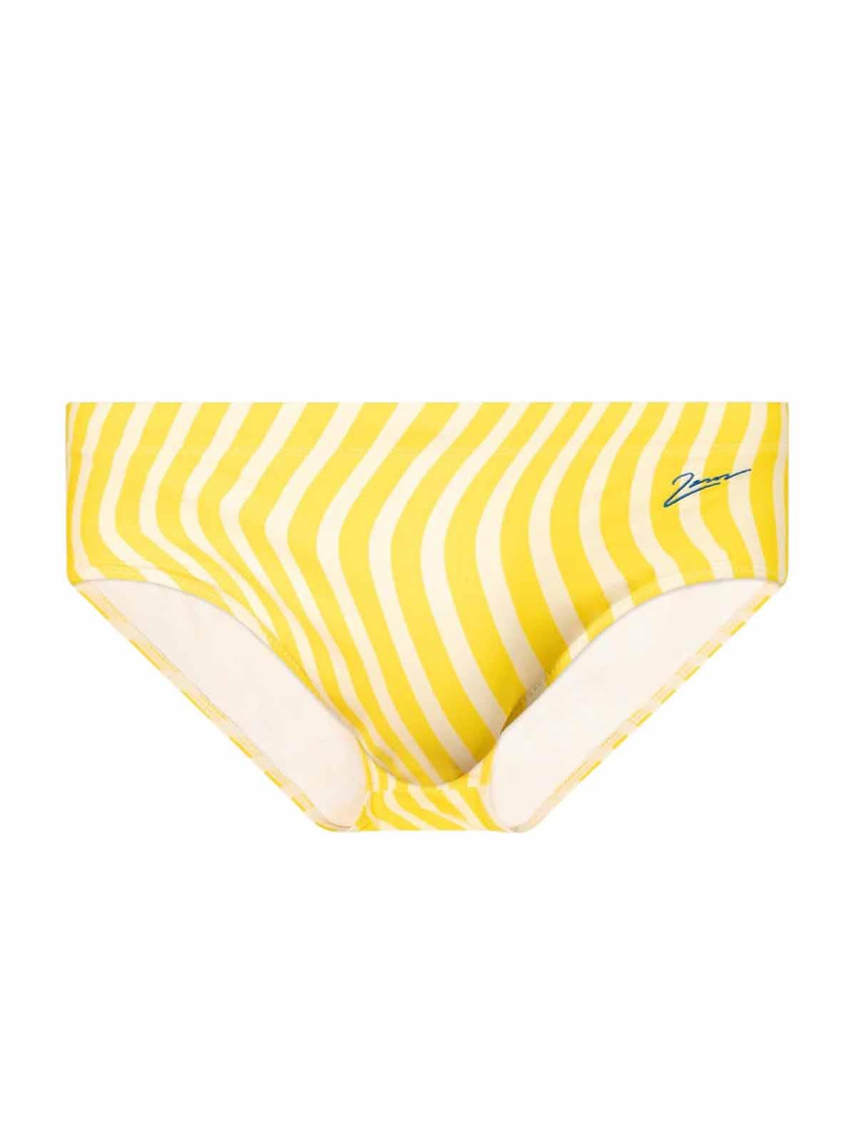2Eros V40 Printed Swim Briefs Sunga Dolce Yellow - Size: M