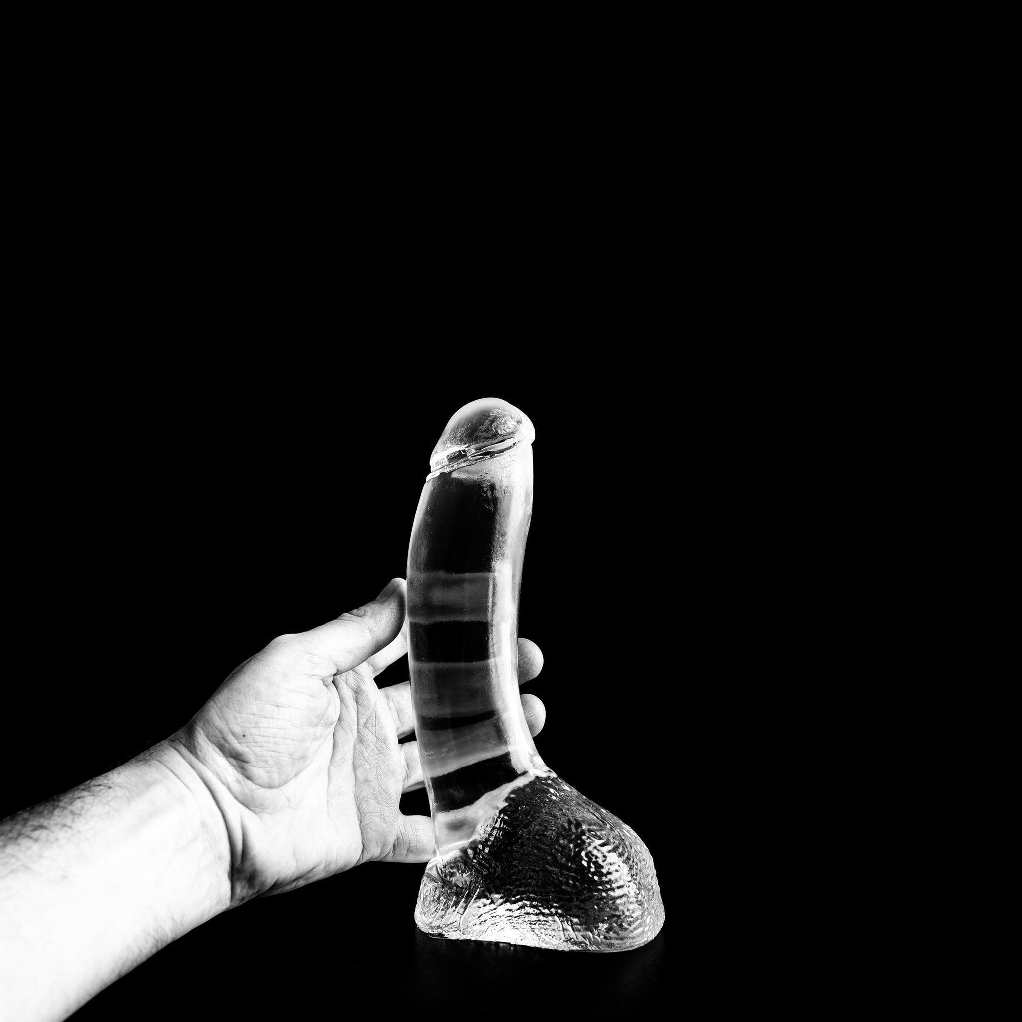 Dark Crystal Elo Dildo, 22,5 cm, Clear