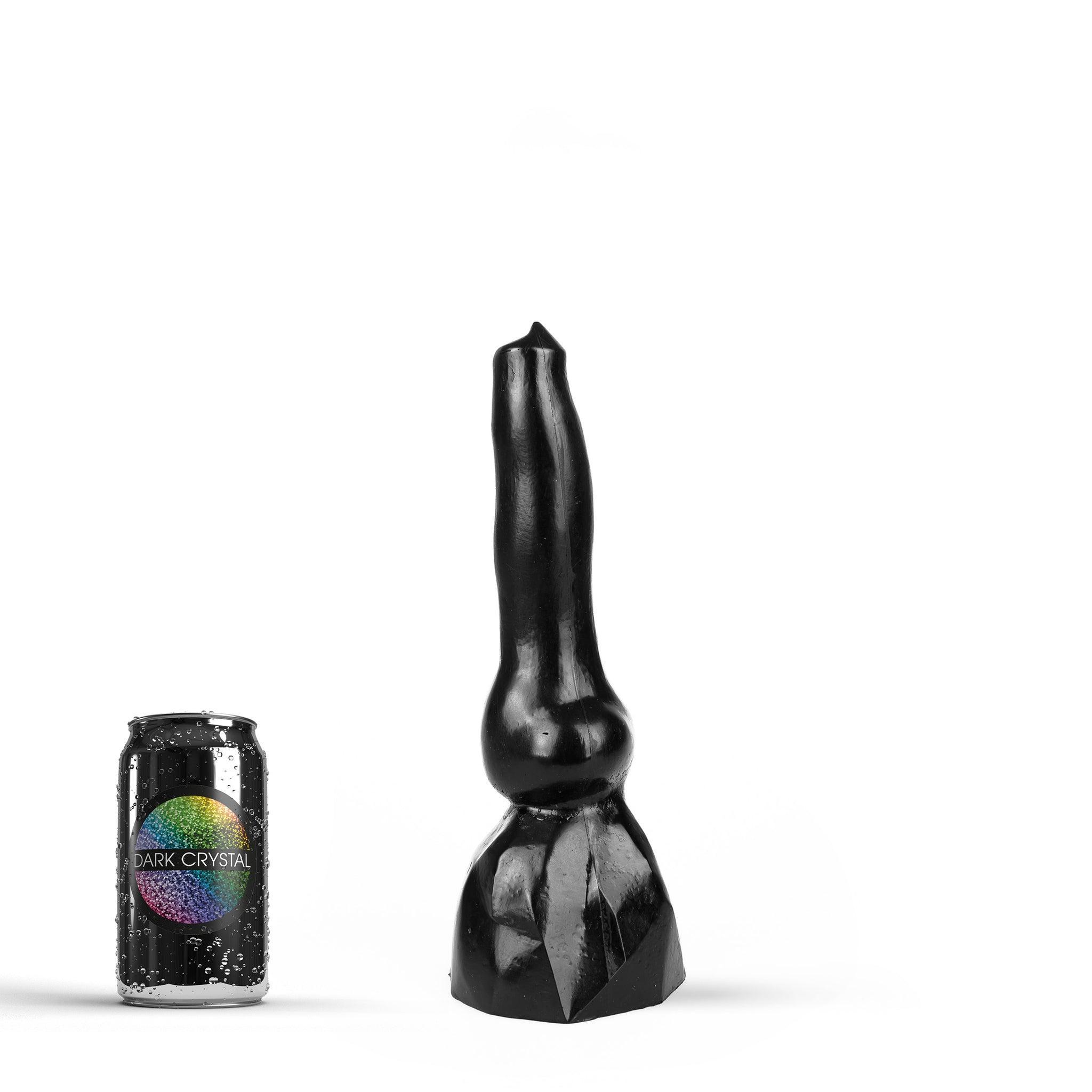 Dark Crystal Udo Butt Plug, 26,5 cm, Black