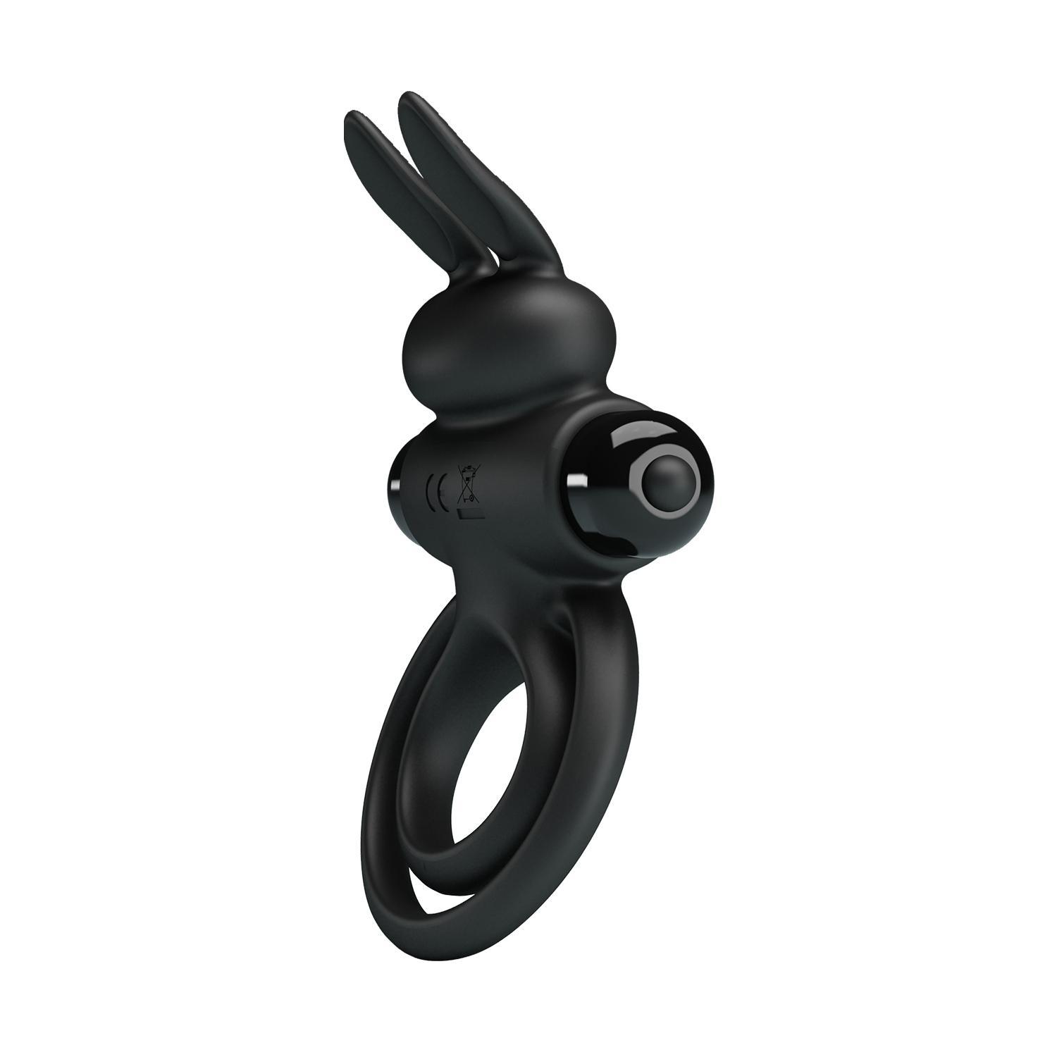 PRETTY LOVE - Vibrant Penis Ring, Black