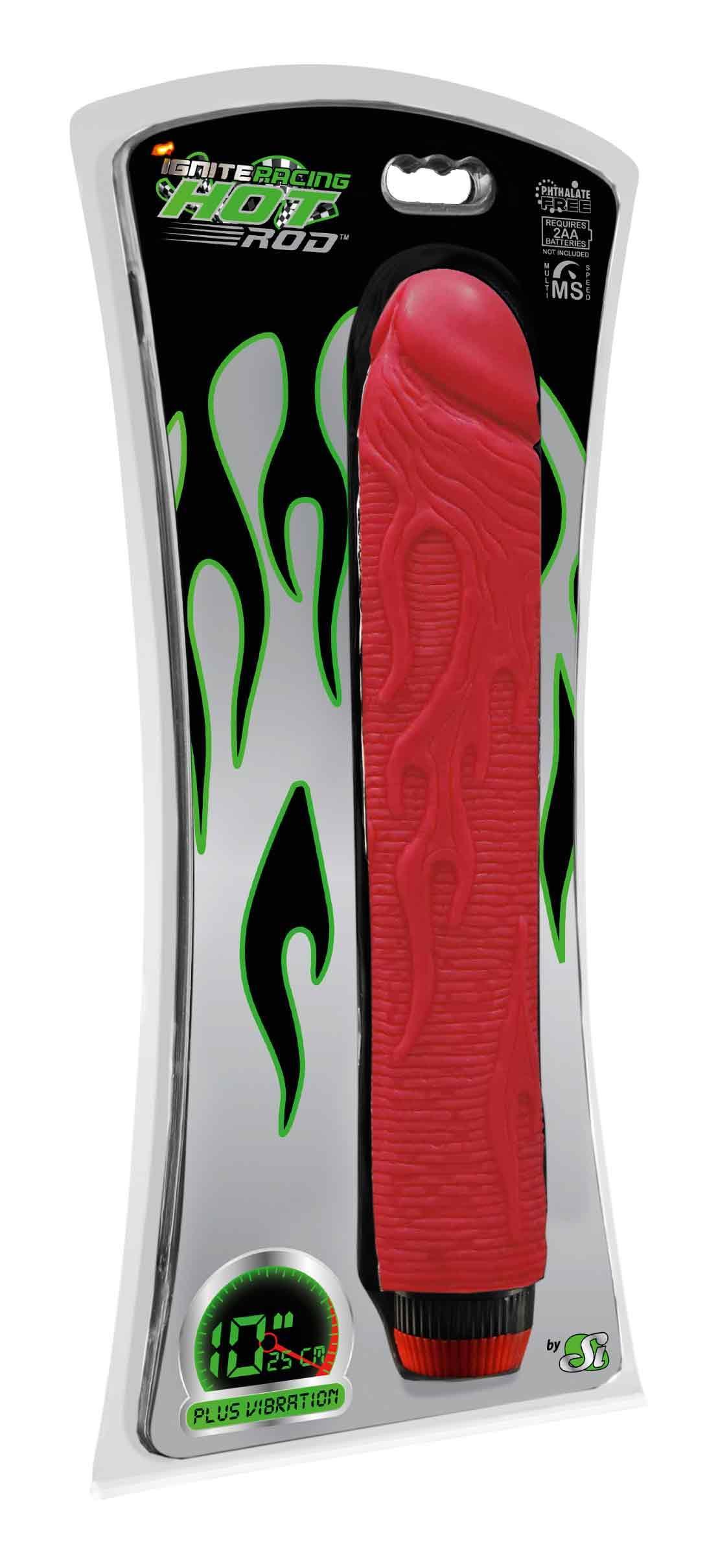 SI IGNITE Pimp my Rod with Vibration, 20 cm, Red