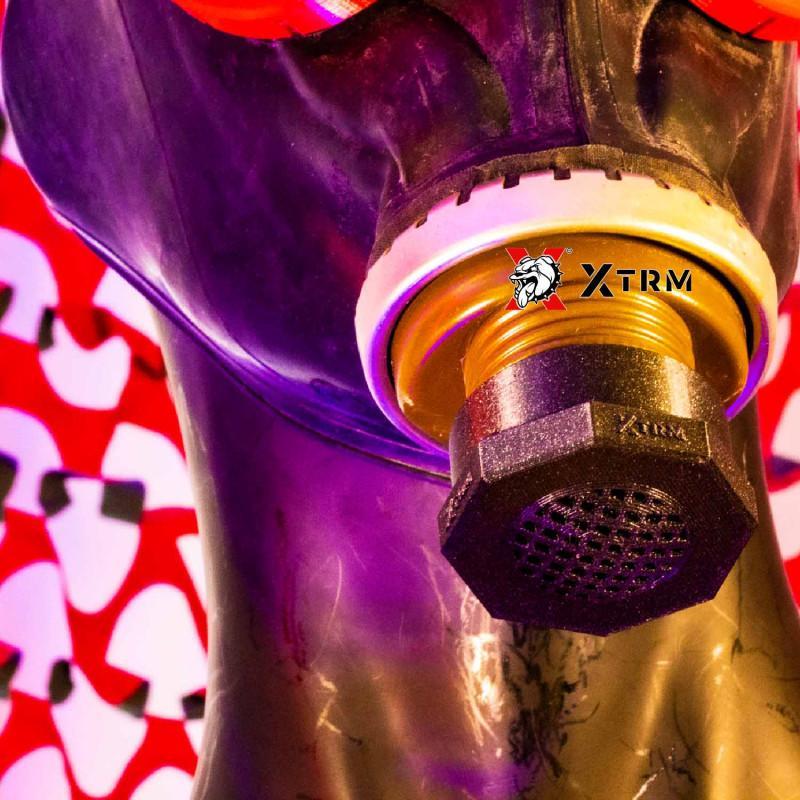 XTRM Gas Mask Slave Control Adapter, black XTRM Gas Mask Slave Control Adapter, black