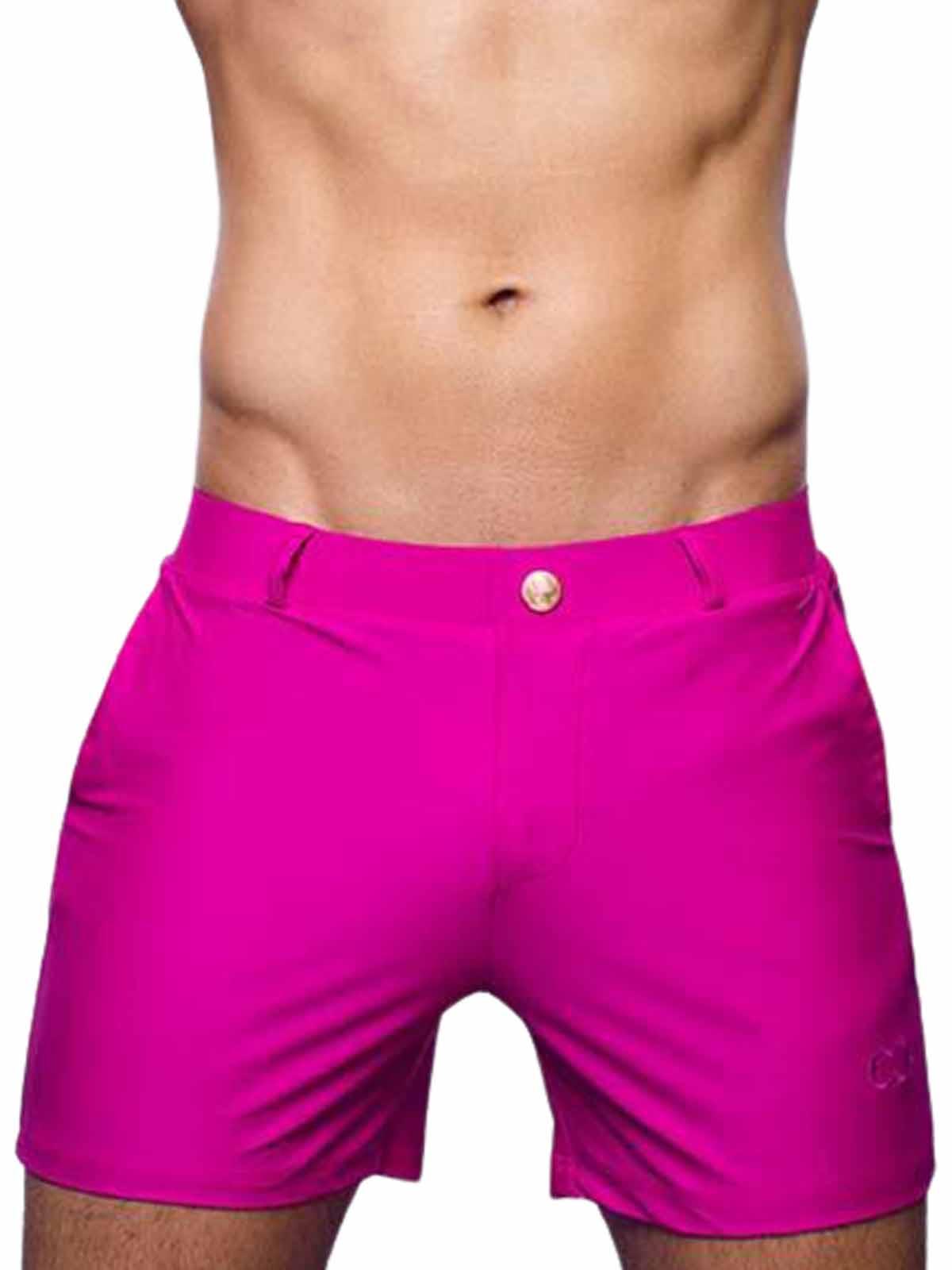 2Eros Bondi Bar Beach Swim Shorts S60 Fuchsia Red (Series 3) - Size: L