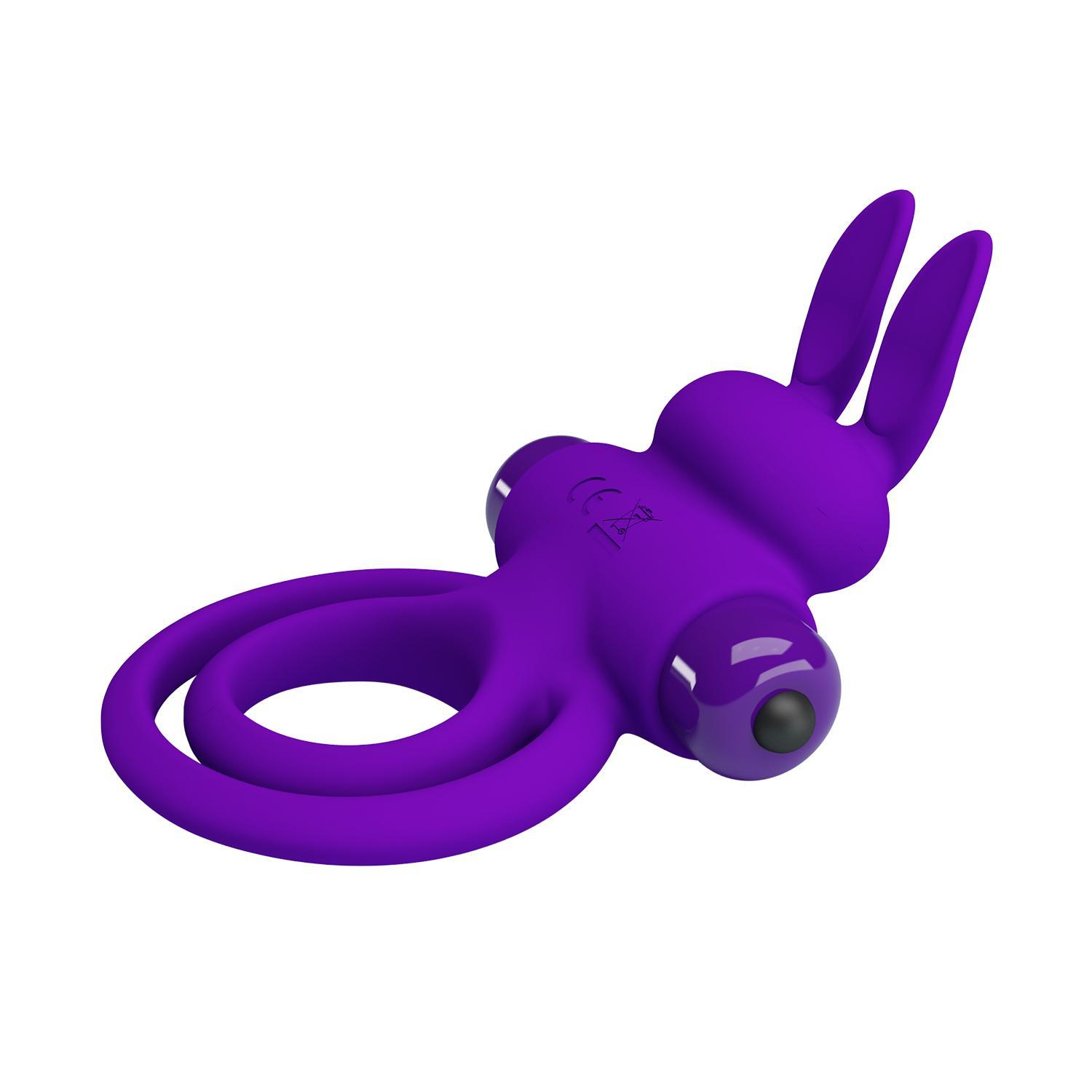 PRETTY LOVE - Vibrant Penis Ring, Purple