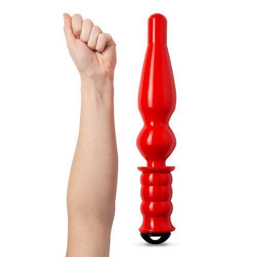 Bulls Eye Anal Dildo Night Stick - Police Brutality, 37,5 cm, Red
