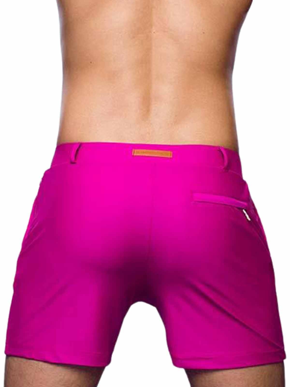 2Eros Bondi Bar Beach Swim Shorts S60 Fuchsia Red (Series 3) - Size: L
