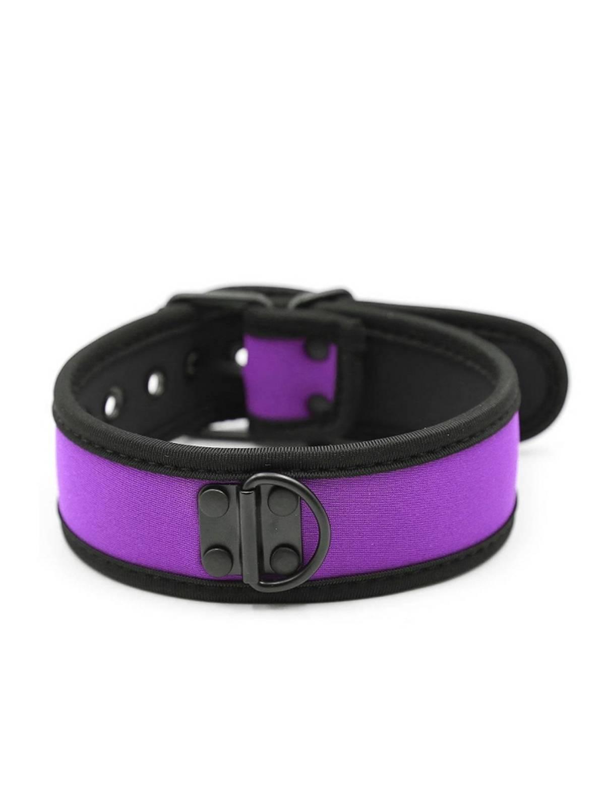 RudeRider Neoprene Puppy Collar Purple
