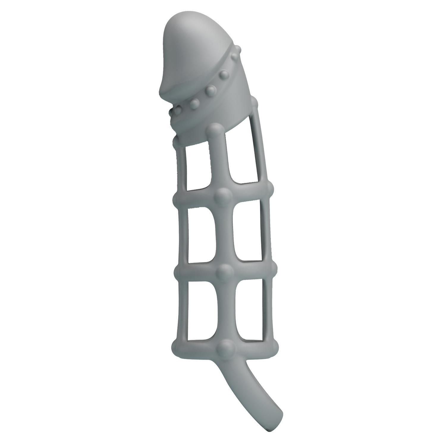 PRETTY LOVE - Penis Sleeve With Ball Strap,  silicone penis sleeve L:170mm  W:40mm  H:32mm PRETTY LOVE - Penis Sleeve With Ball Strap,  silicone penis sleeve L:170mm  W:40mm  H:32mm