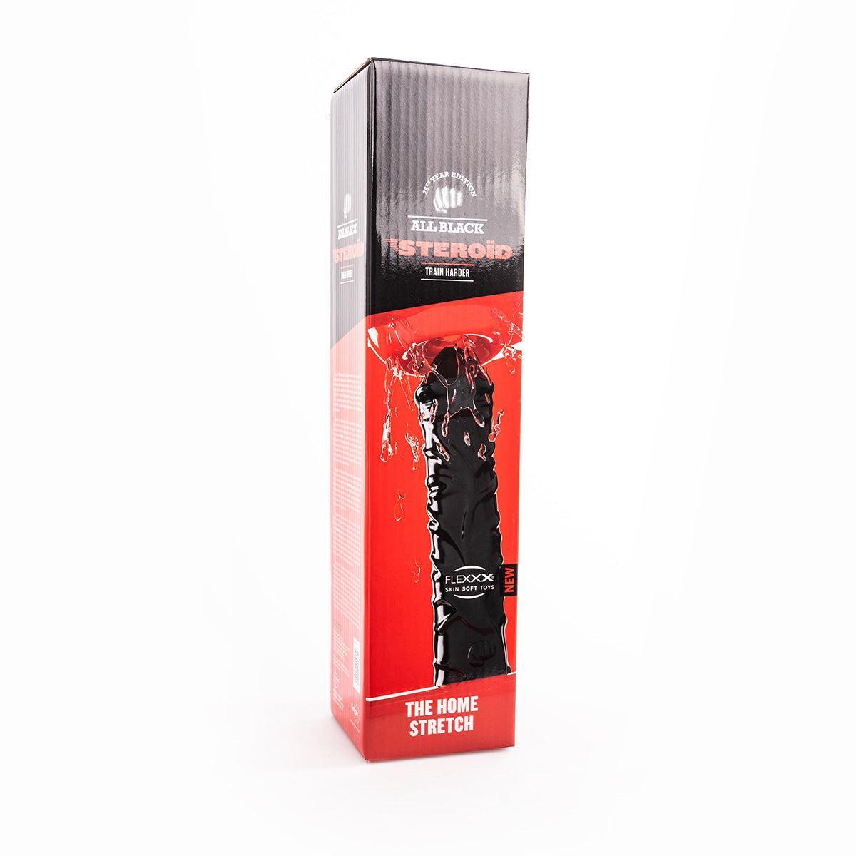 All Black Steroid The Home Stretch Dildo, 50 cm