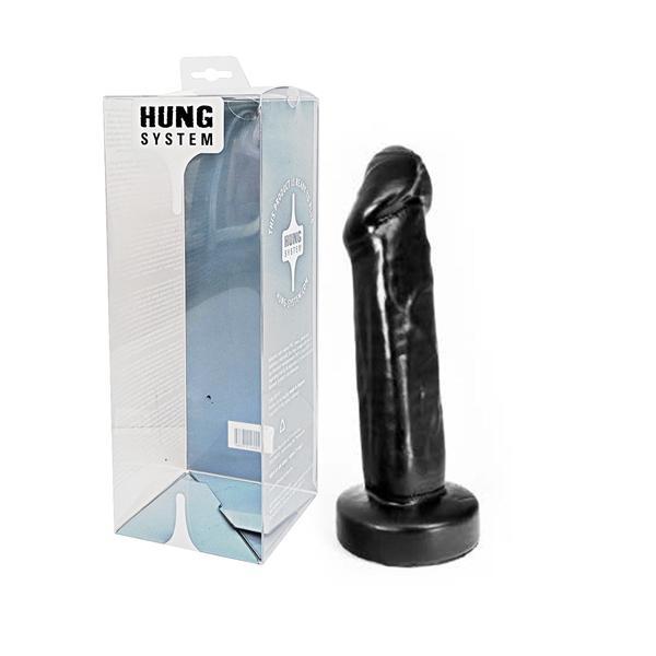 Hung System Dildo Uncut, 26 cm, Black