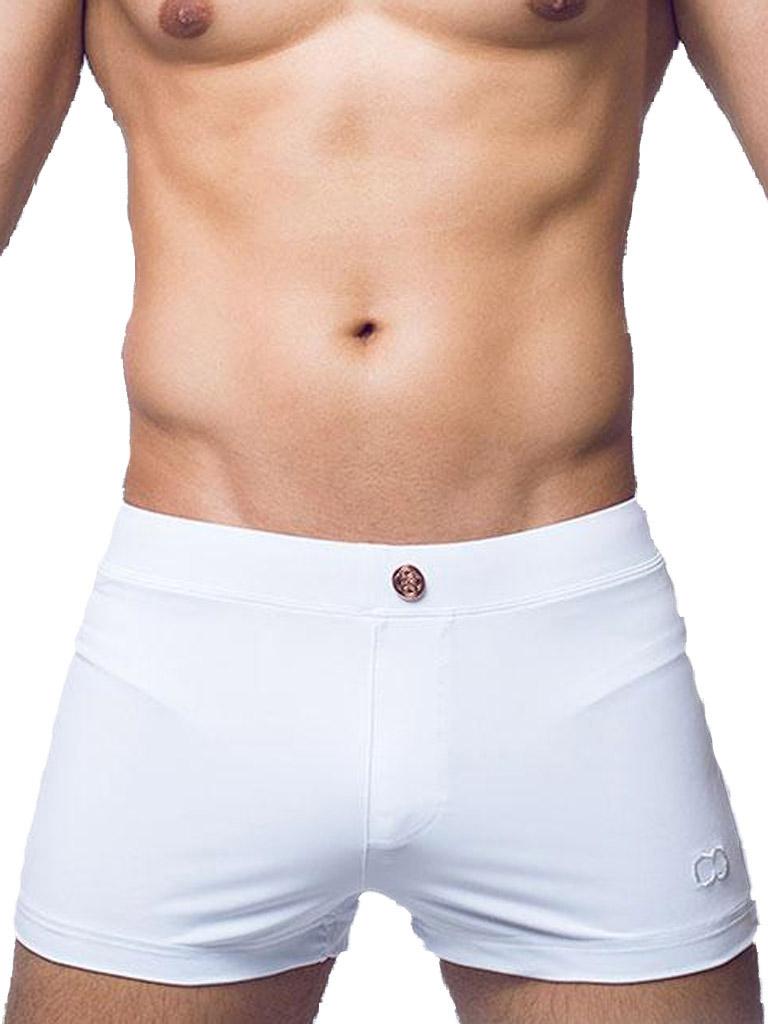 2Eros Bondi Bar Beach Swim Trunks V60 White