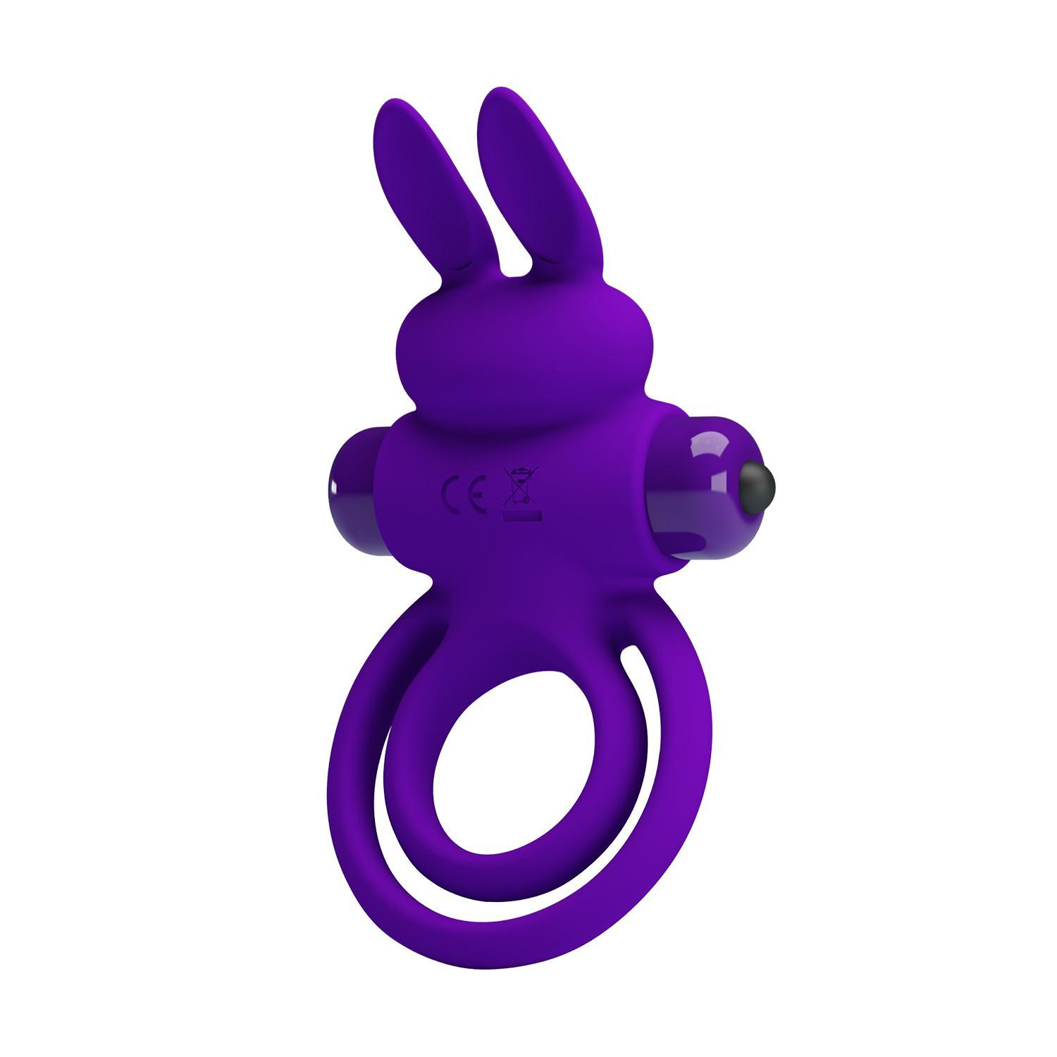 PRETTY LOVE - Vibrant Penis Ring, Purple