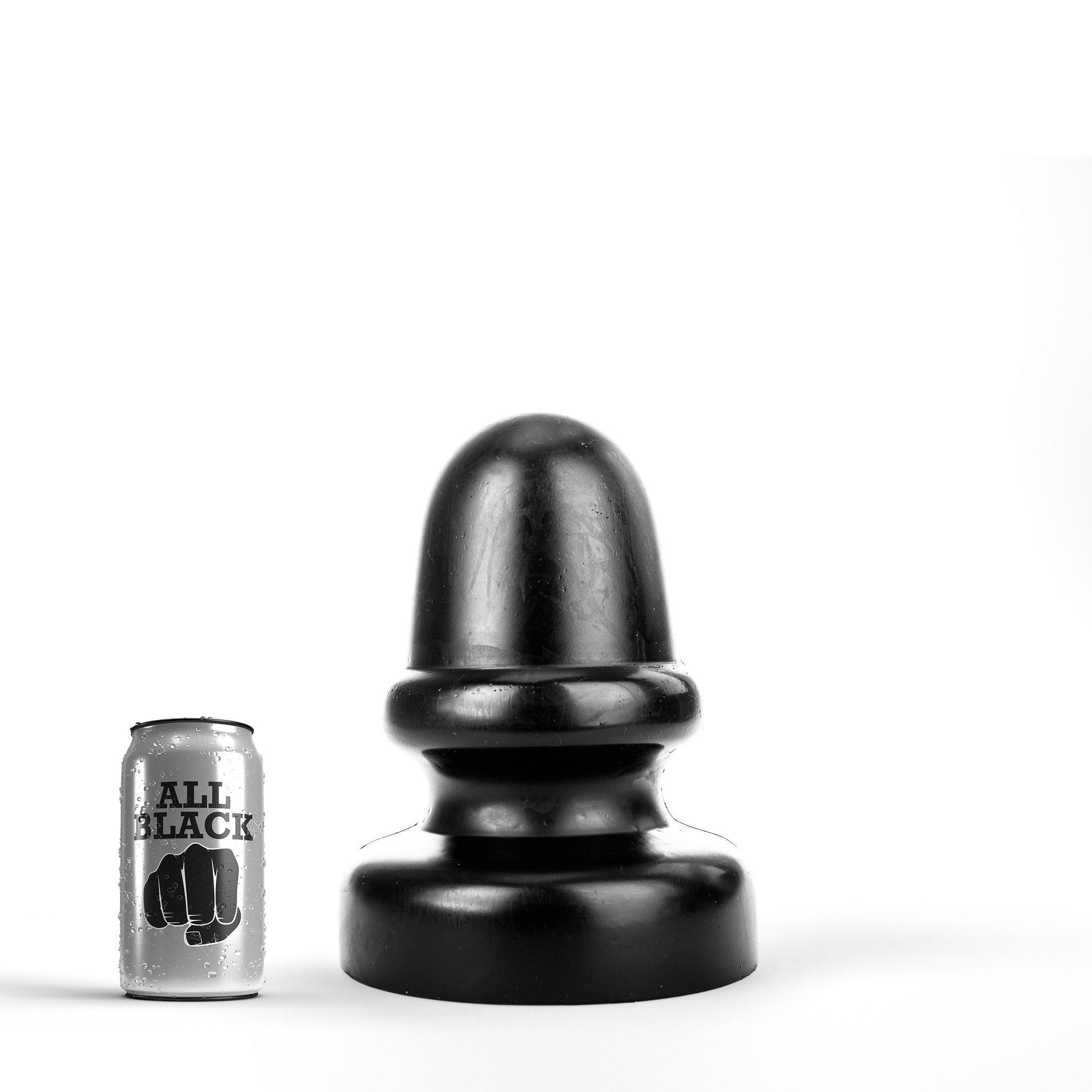 All Black Butt Plug Valve, 24 cm